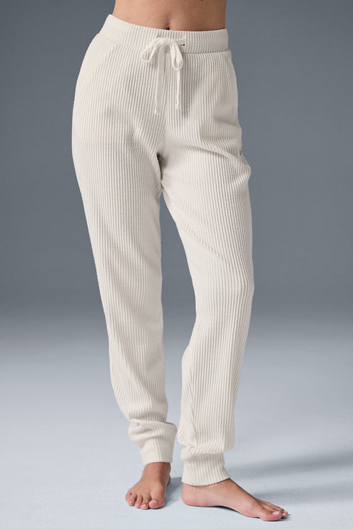 alo Women's Muse Sweatpant - Ivory