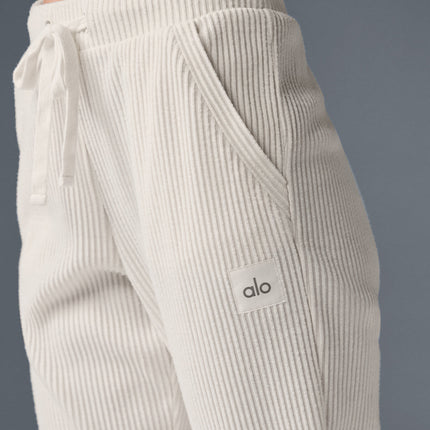 alo Women's Muse Sweatpant - Ivory