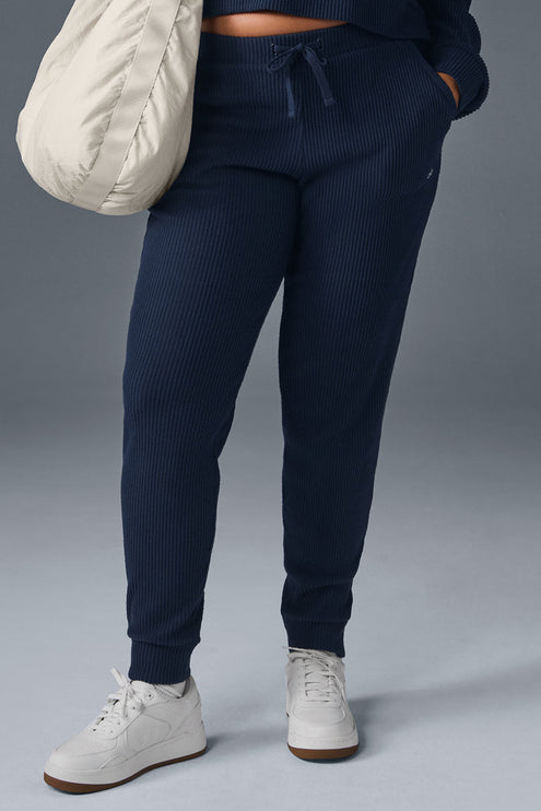 alo Women's Muse Sweatpant - Navy