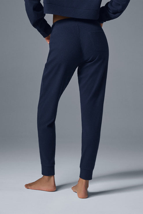 alo Women's Muse Sweatpant - Navy