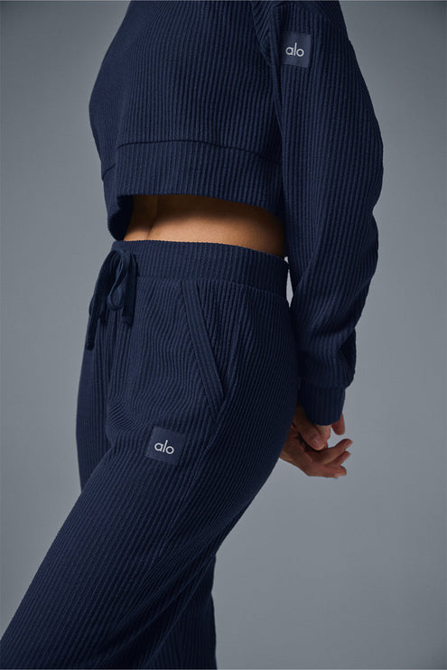 alo Women's Muse Sweatpant - Navy