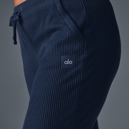 alo Women's Muse Sweatpant - Navy