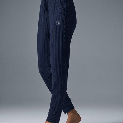 alo Women's Muse Sweatpant - Navy