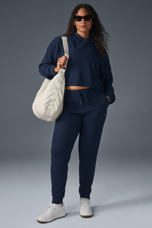 alo Women's Muse Sweatpant - Navy