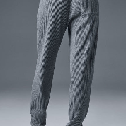 alo Women's Muse Sweatpant - Steel Grey Heather