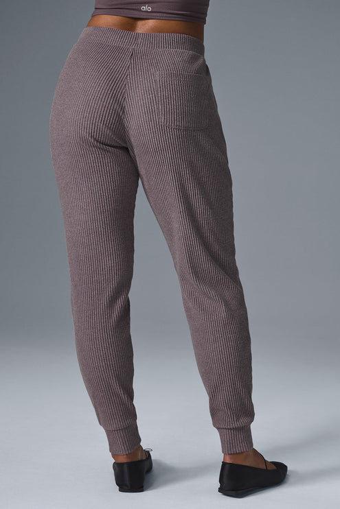 alo Women's Muse Sweatpant - Raisinette Heather