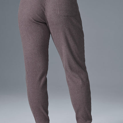alo Women's Muse Sweatpant - Raisinette Heather