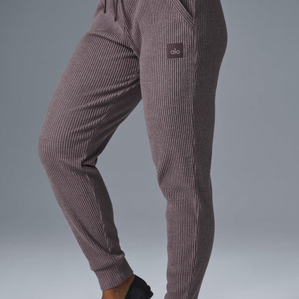 alo Women's Muse Sweatpant - Raisinette Heather