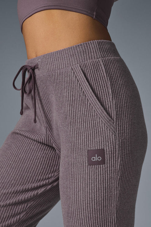 alo Women's Muse Sweatpant - Raisinette Heather