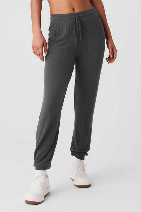 alo Women's Soho Sweatpant - Anthracite