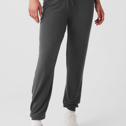 alo Women's Soho Sweatpant - Anthracite