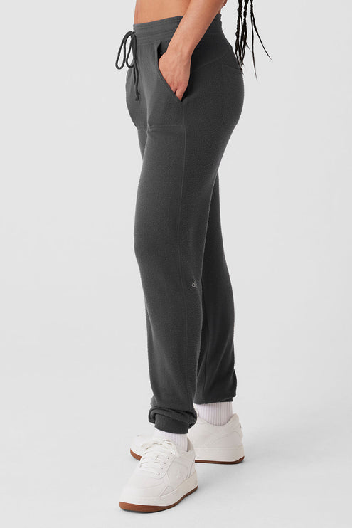 alo Women's Soho Sweatpant - Anthracite