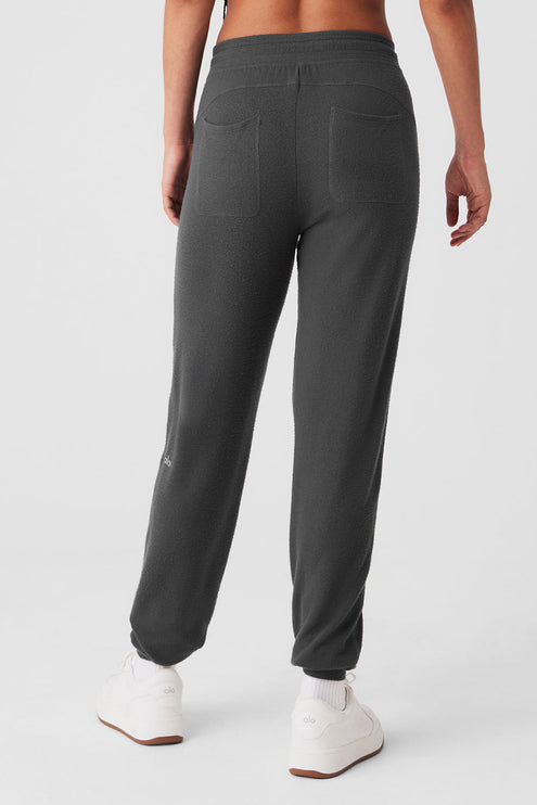 alo Women's Soho Sweatpant - Anthracite