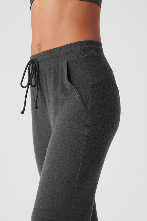 alo Women's Soho Sweatpant - Anthracite
