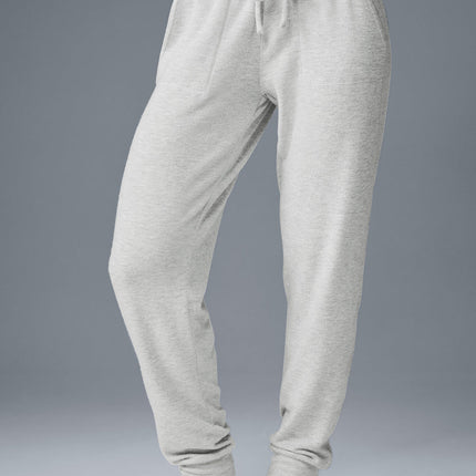 alo Women's Soho Sweatpant - Athletic Heather Grey