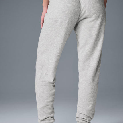 alo Women's Soho Sweatpant - Athletic Heather Grey