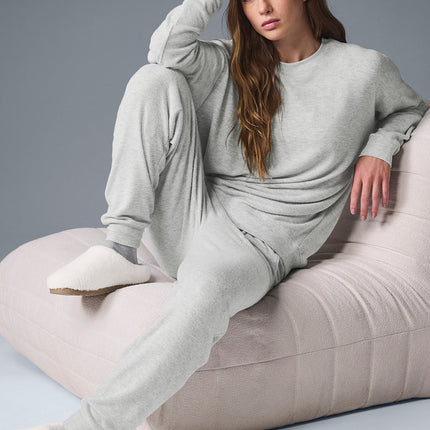 alo Women's Soho Sweatpant - Athletic Heather Grey