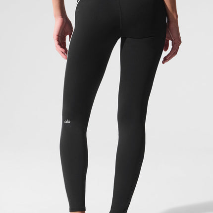 alo Women's Airlift High-Waist Suit Up Legging - Black/White