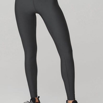 alo Women's Airlift High-Waist Suit Up Legging - Anthracite/Black