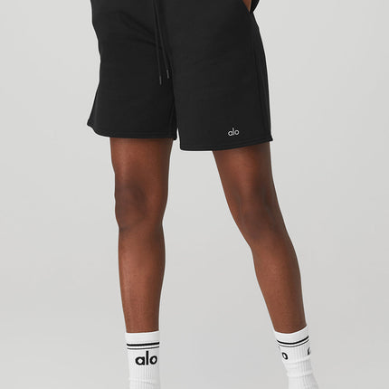 alo Women's High-Waist Easy Sweat Short - Black