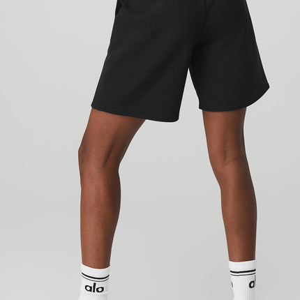 alo Women's High-Waist Easy Sweat Short - Black