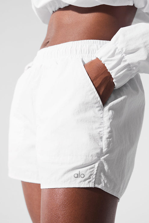 alo Women's Alumni Short - White