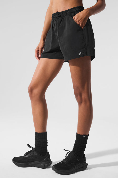 alo Women's Alumni Short - Black