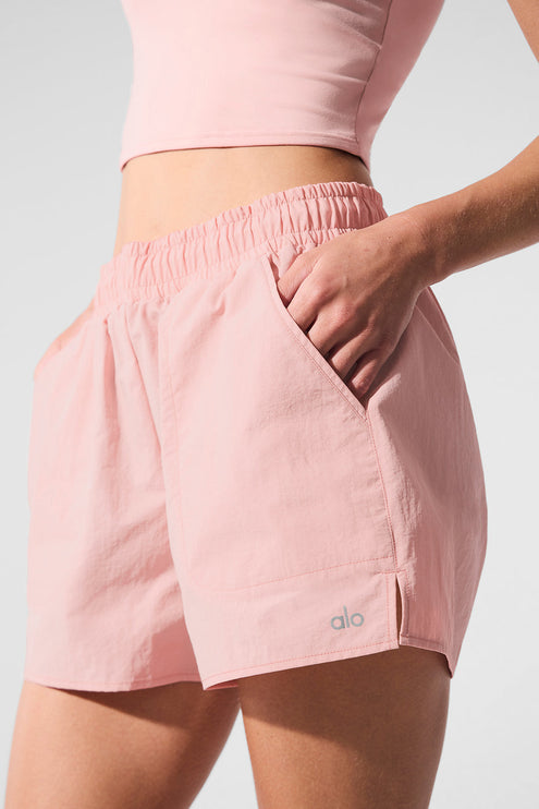 alo Women's Alumni Short - Pink Quartz