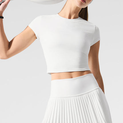 alo Women's Grand Slam Tennis Skirt - White