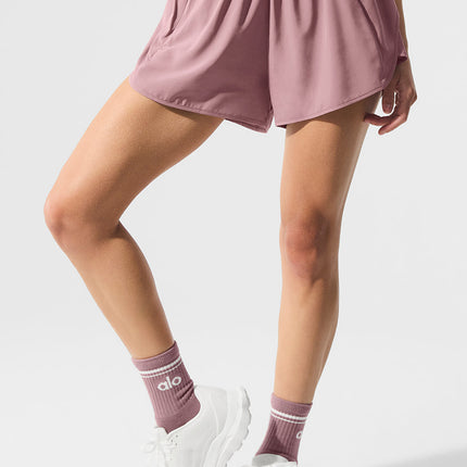 alo Women's Match Point Short - Smoky Quartz