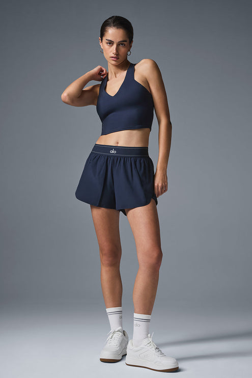 alo Women's Match Point Short - Navy