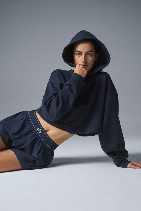 alo Women's Match Point Short - Navy