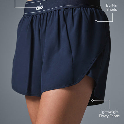 alo Women's Match Point Short - Navy