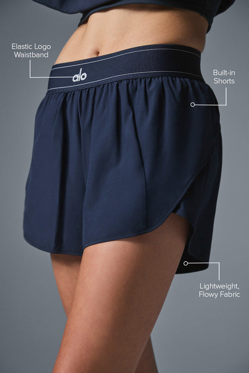 alo Women's Match Point Short - Navy