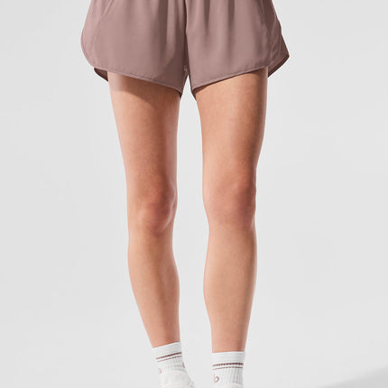 alo Women's Match Point Short - Mushroom