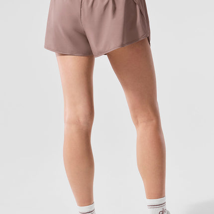 alo Women's Match Point Short - Mushroom