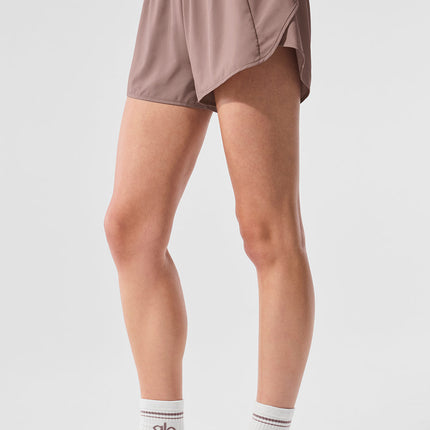 alo Women's Match Point Short - Mushroom