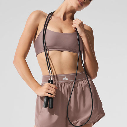 alo Women's Match Point Short - Mushroom
