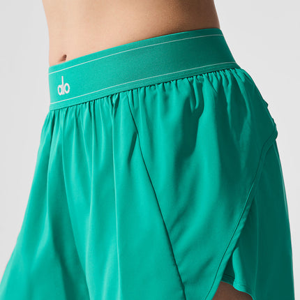 alo Women's Match Point Short - Spruce Green