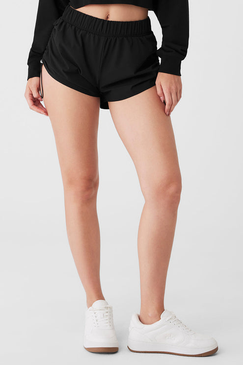alo Women's Cinch It Up Short - Black