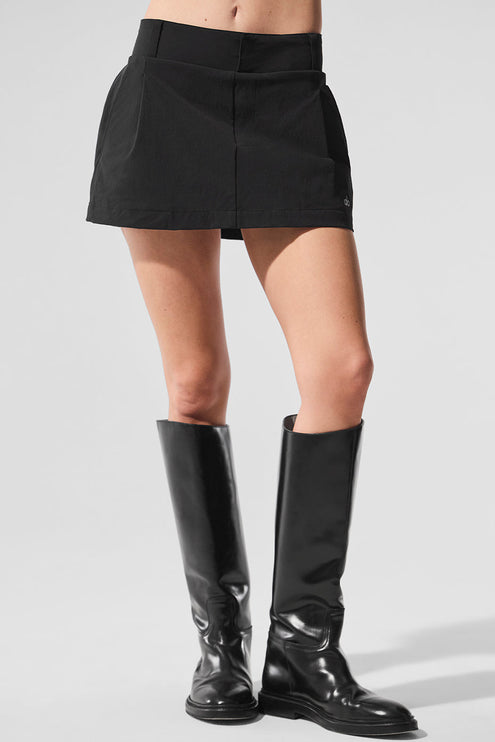 alo Women's Fan Club Mini Skirt - Black