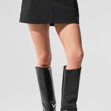 alo Women's Fan Club Mini Skirt - Black