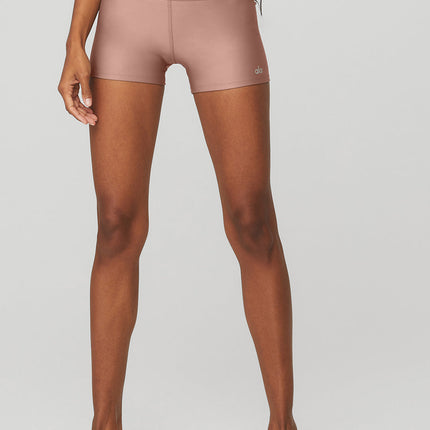 alo Women's 3" High-Waist Airlift Short - Smoky Quartz