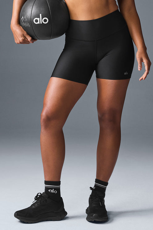 alo Women's 5" Airlift Energy Short - Black