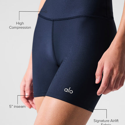 alo Women's 5" Airlift Energy Short - Navy