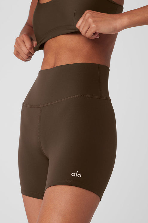alo Women's 5" Airlift Energy Short - Espresso
