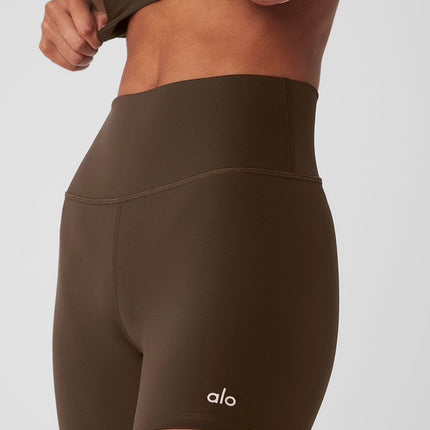 alo Women's 5" Airlift Energy Short - Espresso