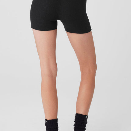 alo Women's Alolux High-Waist Me Time Short - Black