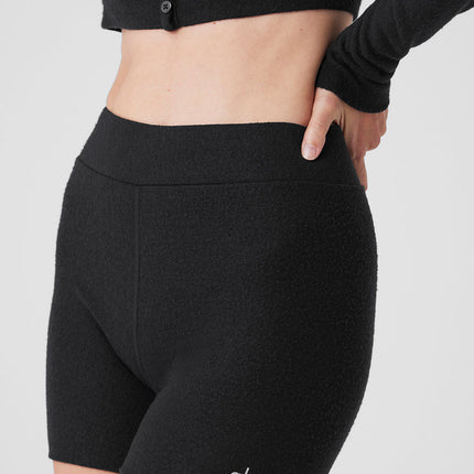 alo Women's Alolux High-Waist Me Time Short - Black