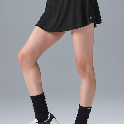 alo Women's Doubles Only Skirt - Black
